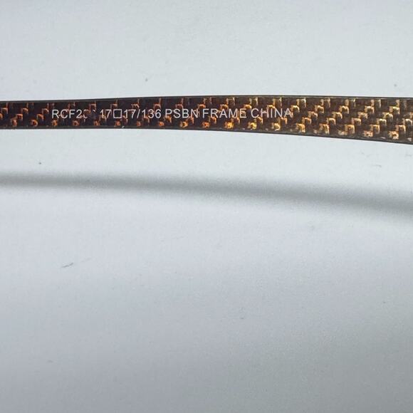 REVOLUTION RCF204 Eyeglasses Frames Brown Carbon 136 H17089 - Picture 6 of 7